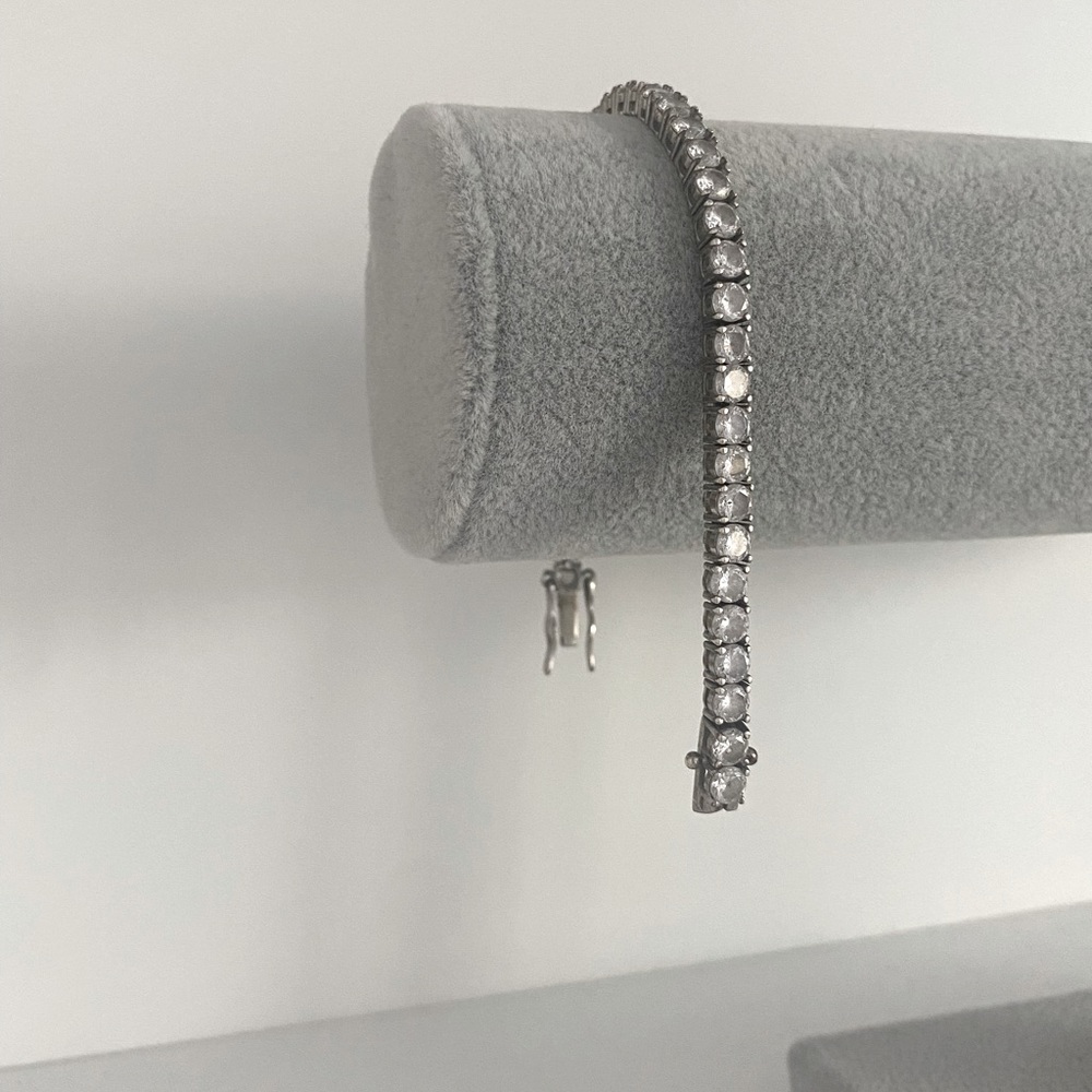 Real Silver tennis bracelet
